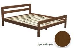 Кровать "В-3" 1200 мм - Красный орех