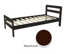 Кровать "В-3" 900 мм - Темный орех