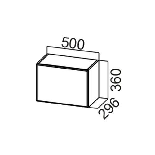 Шкаф навесной 500/360 горизонтальный "Классика" ШГ500/360 - Схема