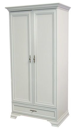 Шкаф "KENTAKI" KN-022 SZF 2D1S Белый - Цвет: Белый