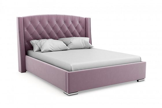 Кровать "Bounty LUX" 1600 металлическое основание/стразы - Цвет: Сиреневый 108