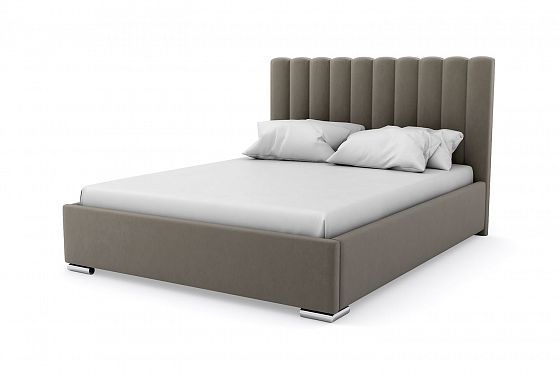 Кровать "Meridian" 1200 с ламелями - Кровать "Meridian" 1200 с ламелями, Цвет: Серый 112