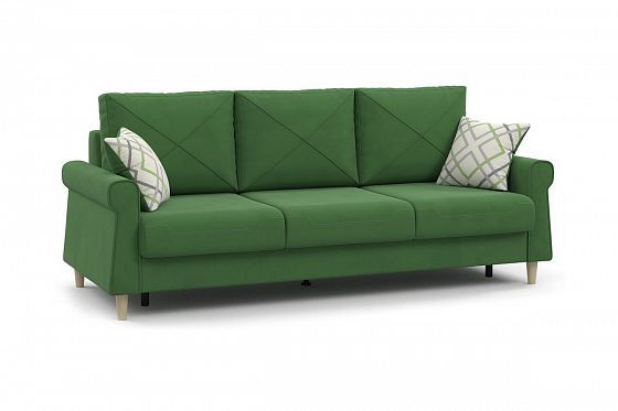 Диван-кровать "Иветта" - Цвет: Аватар Лиственный Зеленый