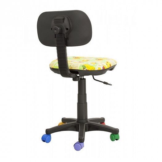 Кресло детское "Bambo GTSN" - Вид сзади, цвет: Ткань детская DA01