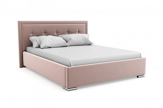 Кровать "Liberty" 1800 с ламелями/стразы - Цвет: Розовый 104