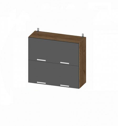 Шкаф верхний горизонтальный "Боско" ШВГ 800 - схематичный вид