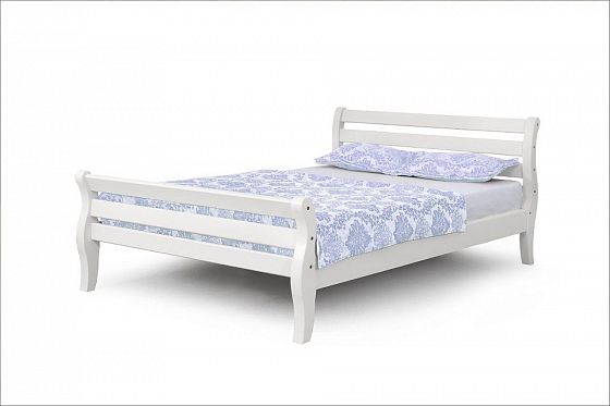 Кровать "Аврора" 1200 - Белый полупрозрачный