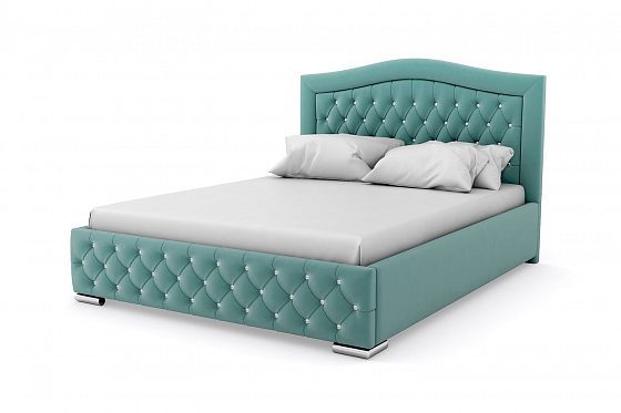 Кровать "Millennium LUX" 900 с ламелями - Кровать "Millennium LUX" 900 с ламелями, Цвет: Бирюзовый 1