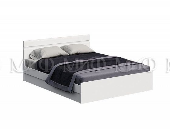 Кровать "Нэнси New" 1,6 м с подъемным механизмом - Цвет: Белый глянец/Белый