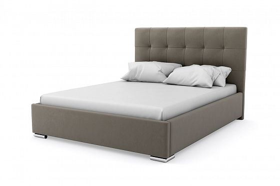 Кровать "Венеция" 900 с ламелями - Кровать "Венеция" 900 с ламелями, Цвет: Серый 112