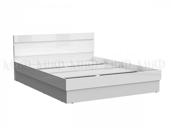 Кровать "Челси" 1400*2000 - Цвет: Белый/Белый Глянец