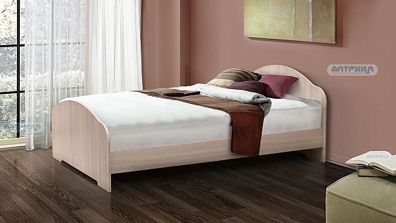 Кровать двойная на уголках №1 1600*1900 мм - Кровать двойная на уголках №1 1600*1900 мм, Цвет: Ясень
