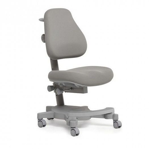 Комплект парта "Camellia" и кресло "Solidago" - Кресло, цвет: Серый/Серый (ткань)