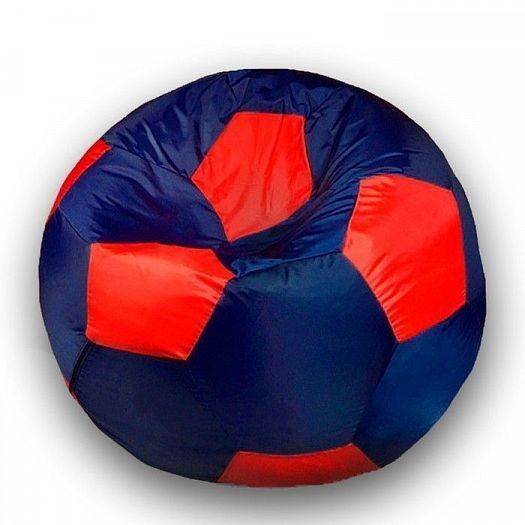 Кресло-мешок "Мяч 80" - Цвет: Оксфорд Темно-синий/Красный
