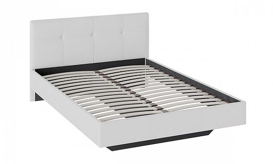 Кровать с мягкой обивкой Тип 1 "Элис" 1400 мм - Цвет: Белый