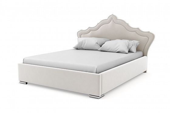Кровать "Maple" 1600 с ламелями - Кровать "Maple" 1600 с ламелями, Цвет: Белый 002