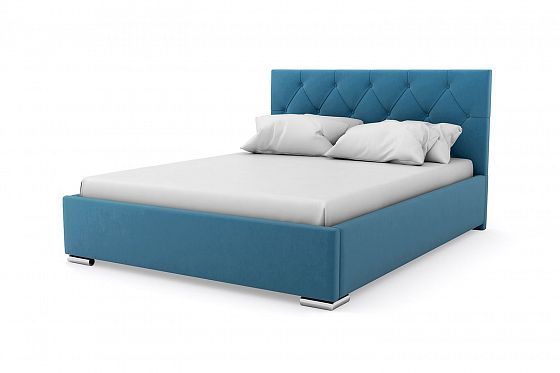 Кровать "Милан" 900 с ламелями - Кровать "Милан" 900 с ламелями, Цвет: Синий 115