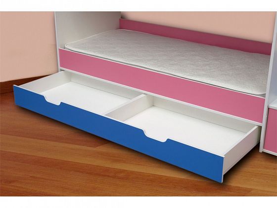 Кровать детская двухъярусная "Юниор-9" - Кровать детская двухъярусная "Юниор-9", ящик под кроватью