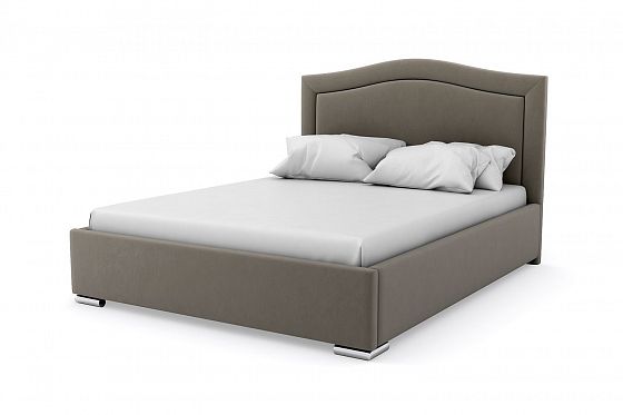 Кровать "Valeri LUX" 1400 с ламелями - Кровать "Valeri LUX" 1400 с ламелями, Цвет: Серый 112