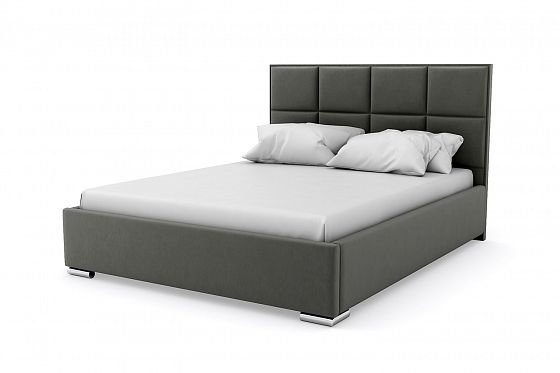 Кровать "Нью-Йорк" 1400 с ламелями - Кровать "Нью-Йорк" 1400 с ламелями, Цвет: Серый 012