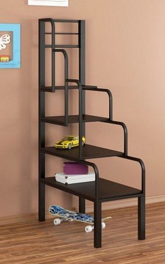 Лестница для металлических кроватей - Цвет: Черный/Венге