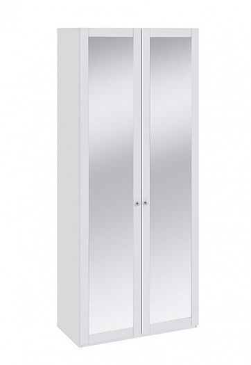 Шкаф для одежды с 2-мя зеркальными дверями "Ривьера" СМ-241.07.102 -