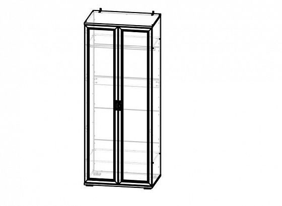 Шкаф 2-х створчатый с 2 зеркальными дверями "Александрия" ШК-202 - Схема
