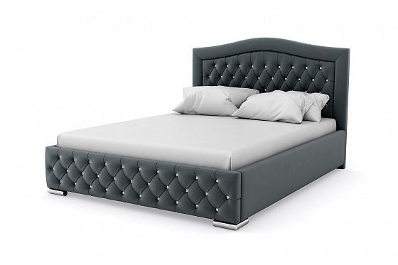 Кровать "Millennium LUX" 1600 с ламелями - Кровать "Millennium LUX" 1600 с ламелями, Цвет: Серый 017