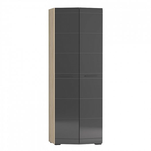 Шкаф переходной правый "Лайт" 80.40 - Шкаф переходной правый Лайт, цвет: Серый глянец/Дуб Сонома све