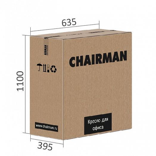 Кресло руководителя "Chairman 980" - размеры коробки