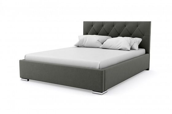 Кровать "Милан" 900 с ламелями - Кровать "Милан" 900 с ламелями, Цвет: Серый 012