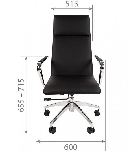Кресло руководителя "Chairman 980" - размеры