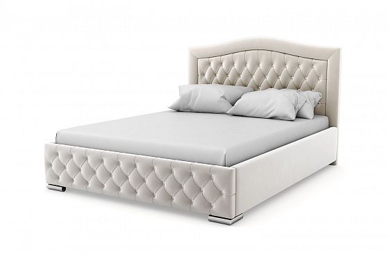 Кровать "Millennium LUX" 1400 с ламелями - Кровать "Millennium LUX" 1400 с ламелями, Цвет: Белый 002