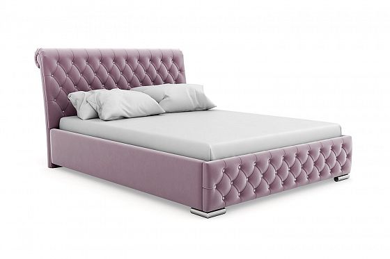 Кровать "Relax" 1800 металлическое основание/стразы - Цвет: Сиреневый 108