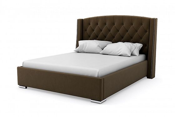 Кровать "Bounty LUX" 1600 с ламелями - Кровать "Bounty LUX" 1600 с ламелями, Цвет: Коричневый 007