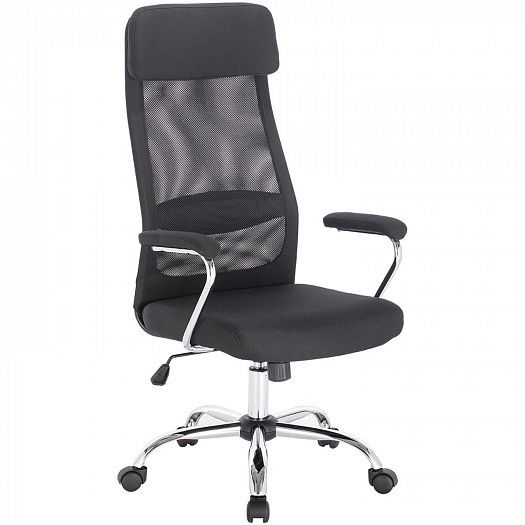 Кресло офисное "Flight EX-540" (ткань) - Кресло офисное "Flight EX-540" (ткань), Цвет: Черный
