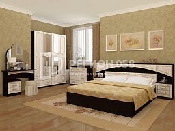 Спальня "Камелия" с прикроватным блоком МДФ