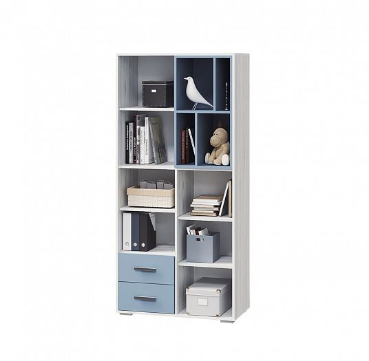Шкаф для белья и книг "Стич" с двумя ящиками и дверями - Внутреннее наполнение