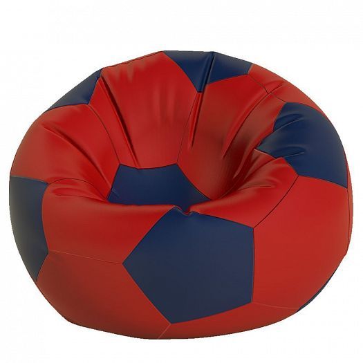 Кресло-мешок "Мяч 80" - Цвет: Оксфорд Красный/Темно-синий