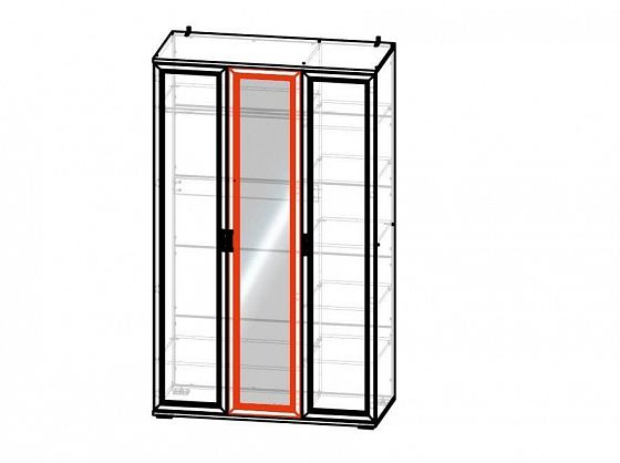 Шкаф 3-х створчатый с 1 зеркальной дверью "Александрия" ШК-207 - Схема