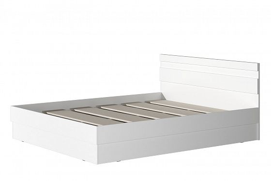 Кровать "Хилтон" 1600 мм - Белый текстурный