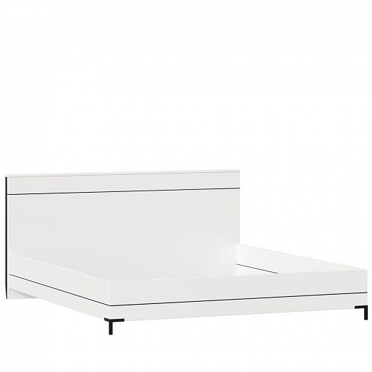 Кровать 1800 "Норд" ЛД 677.150 - Кровать 1800 "Норд" ЛД 677.150, Цвет: Белый/черный