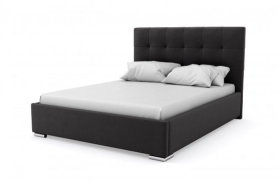 Кровать "Венеция" 900 с ламелями - Кровать "Венеция" 900 с ламелями, Цвет: Черный 035
