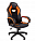 **Кресло для геймеров "Chairman GAME 16" черный пластик (Цвет: Экокожа черный/Экокожа оранжевый/Ткань TW 11)