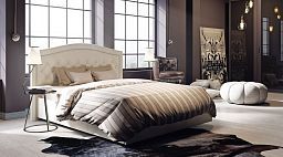 Двуспальная кровать с мягкой спинкой "Адель" СМ-300.01.11(1)