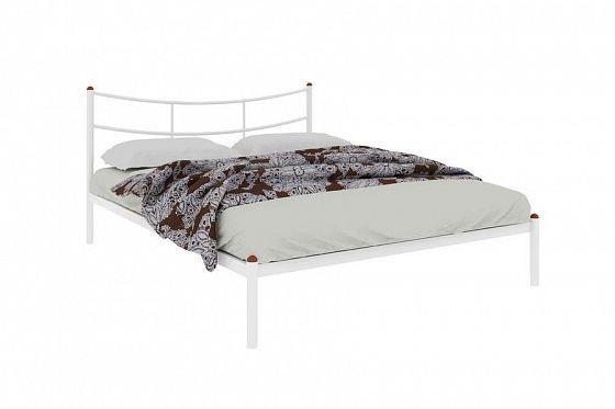 Кровать "София" 1400 мм (ламели) - Цвет: Белый