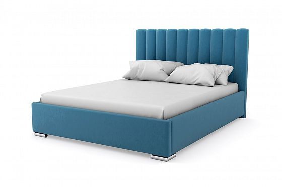 Кровать "Meridian" 1800 с ламелями - Кровать "Meridian" 1800 с ламелями, Цвет: Синий 115