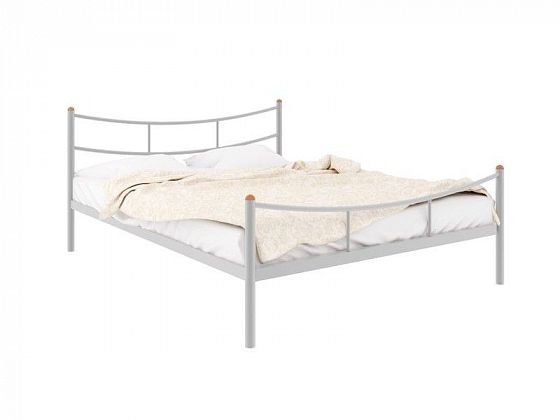 Кровать "София Plus" 1200 мм (ламели) - Цвет: Белый