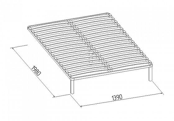 Основание с гибкими ламелями (1400) 3.1 металл - Основание с гибкими ламелями (1400) 3.1, размеры