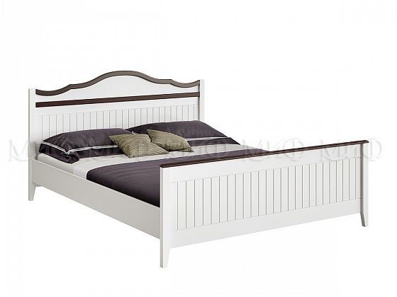 Кровать "Вояж" 1,6 м - Кровать "Вояж" 1,6 м, Цвет: Белый/Дуб Венге